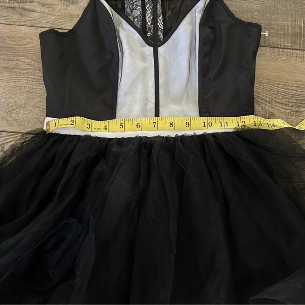 BCBG GENERATION Blocked Tulle Cocktail Dress - Picture 9 of 11